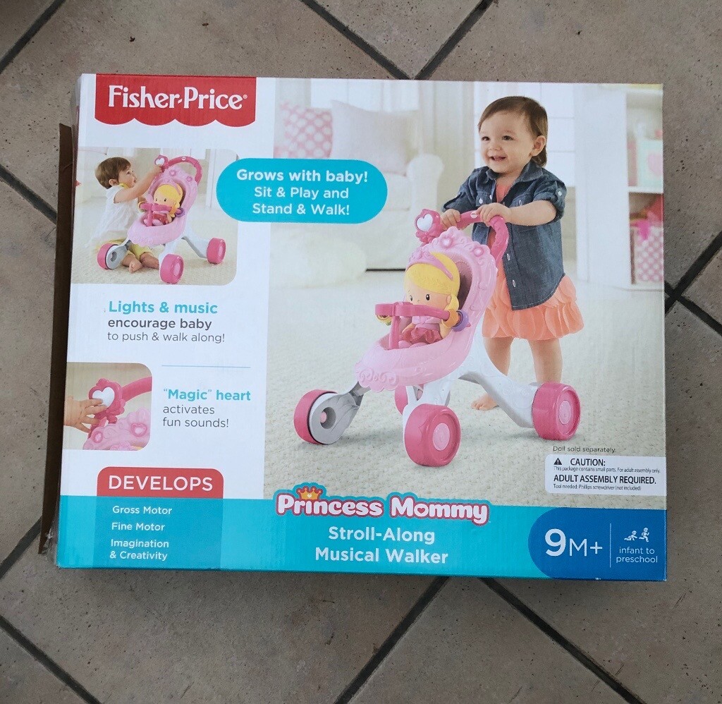 fisher price mommy stroll along walker